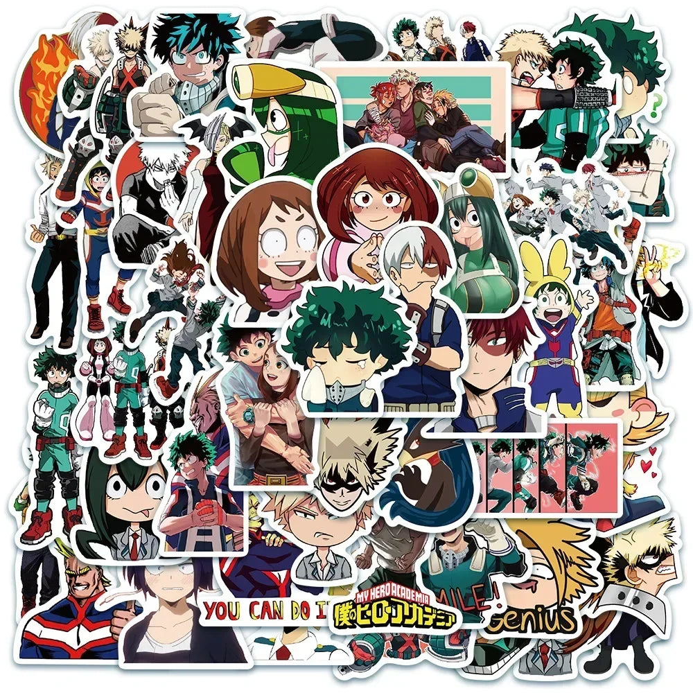 ๐โจ Mega Anime & Gaming Sticker Bundle โ 50pcs โจ๐