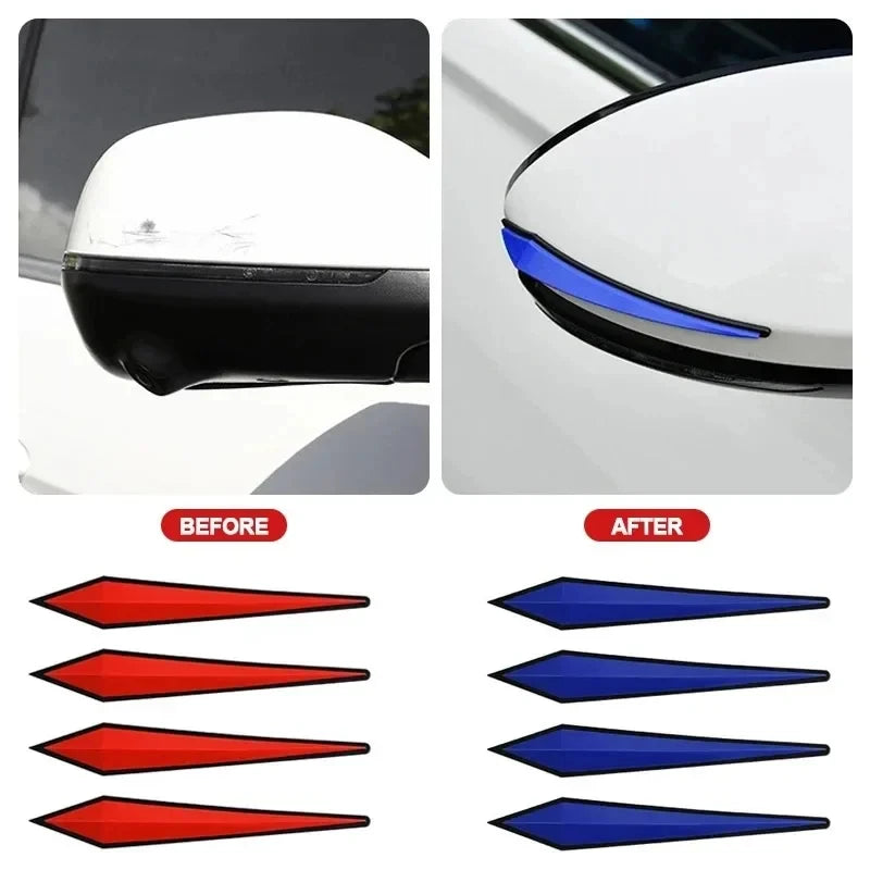 Car Side Mirror Signal Strip Stickers – 4PCS Decorative Reflective Arrows 🚗✨