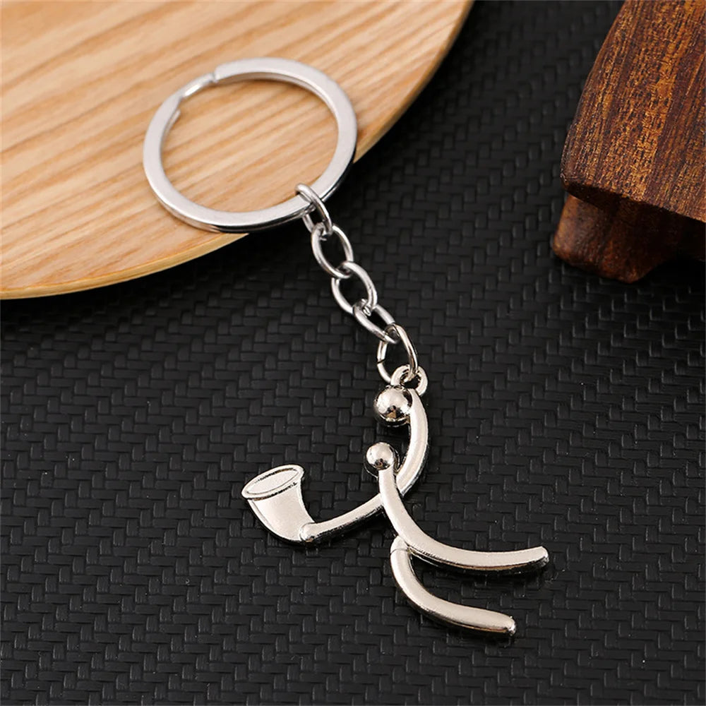 π΄ββοΈ Minimalist Bicycle Keychain β Perfect for Cyclists!