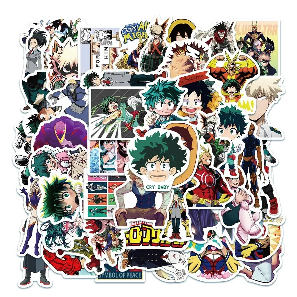 ๐โจ Mega Anime & Gaming Sticker Bundle โ 50pcs โจ๐