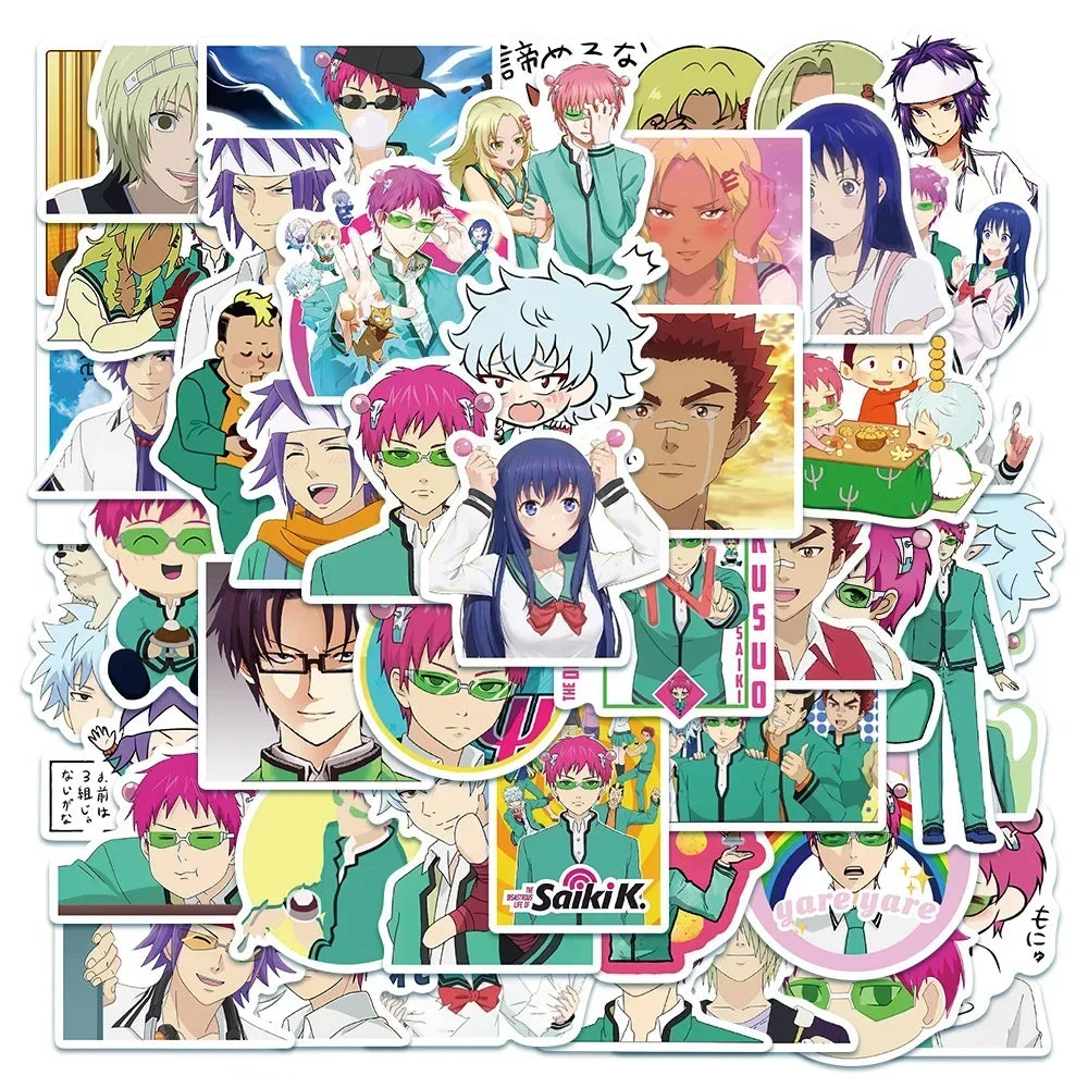 ๐โจ Mega Anime & Gaming Sticker Bundle โ 50pcs โจ๐
