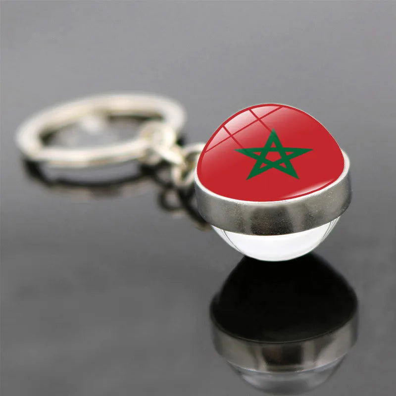 World Flag Keychain