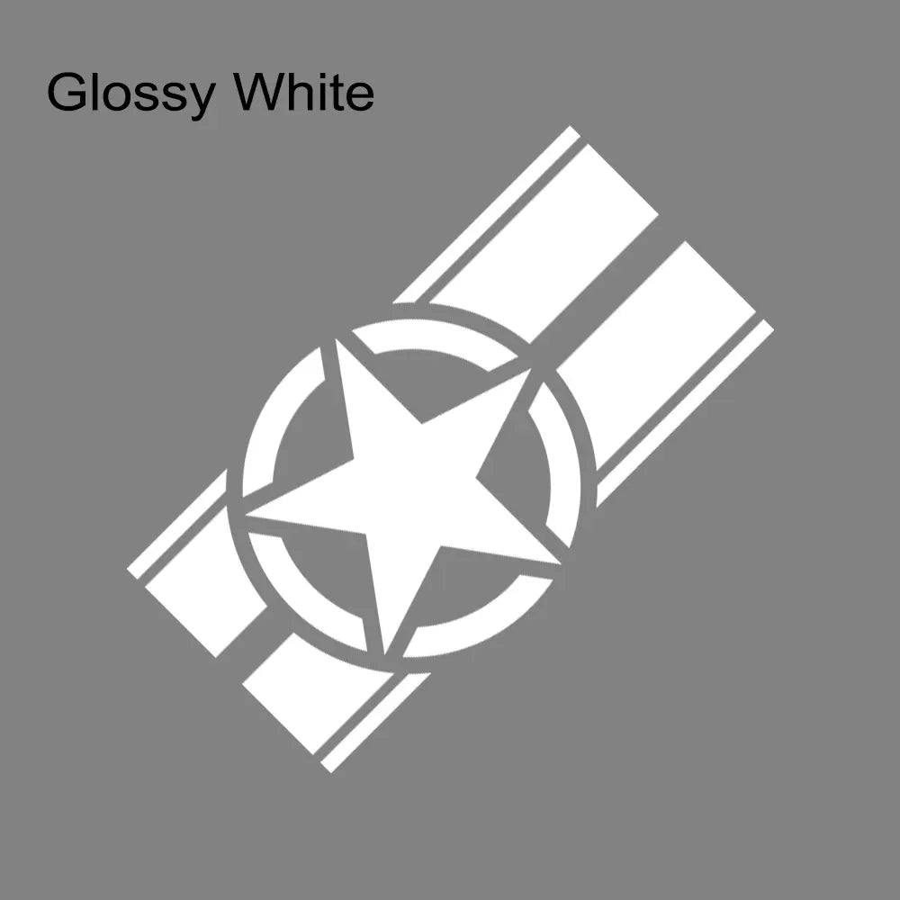 Jeep Hood Star Decal