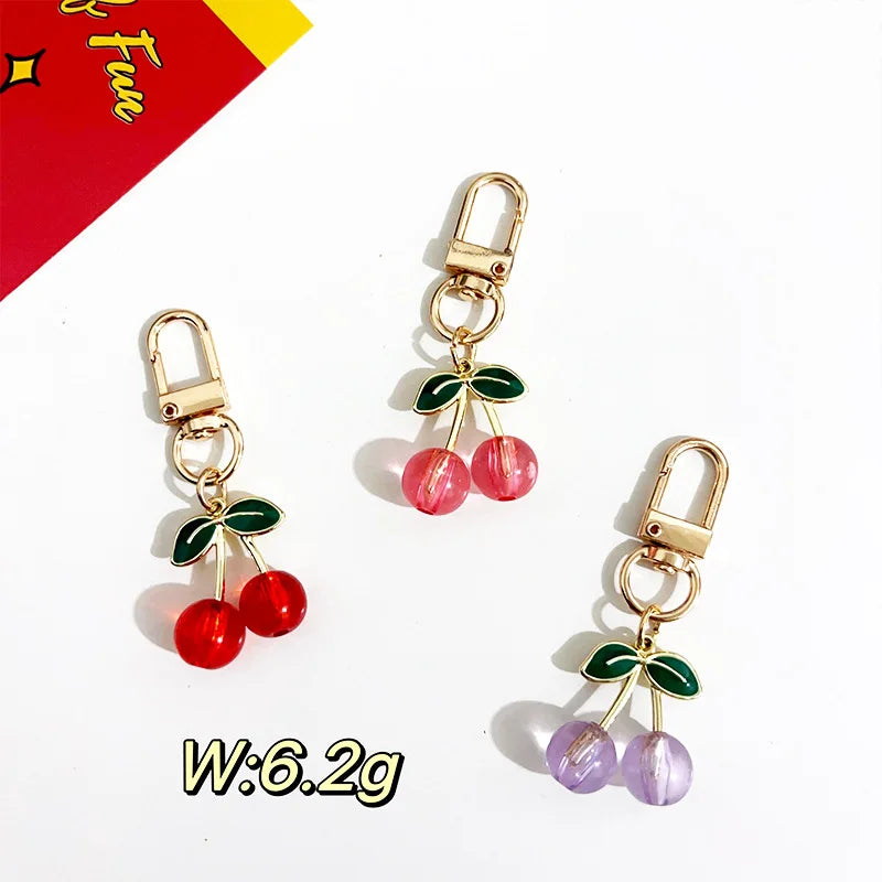 πβ¨ Cute Cherry Charm Keychain β Sweet & Stylish! β¨π