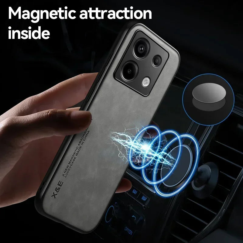 Luxury Magnetic Car Mount Phone Case β Built-In Holder & Full Protection ππ±