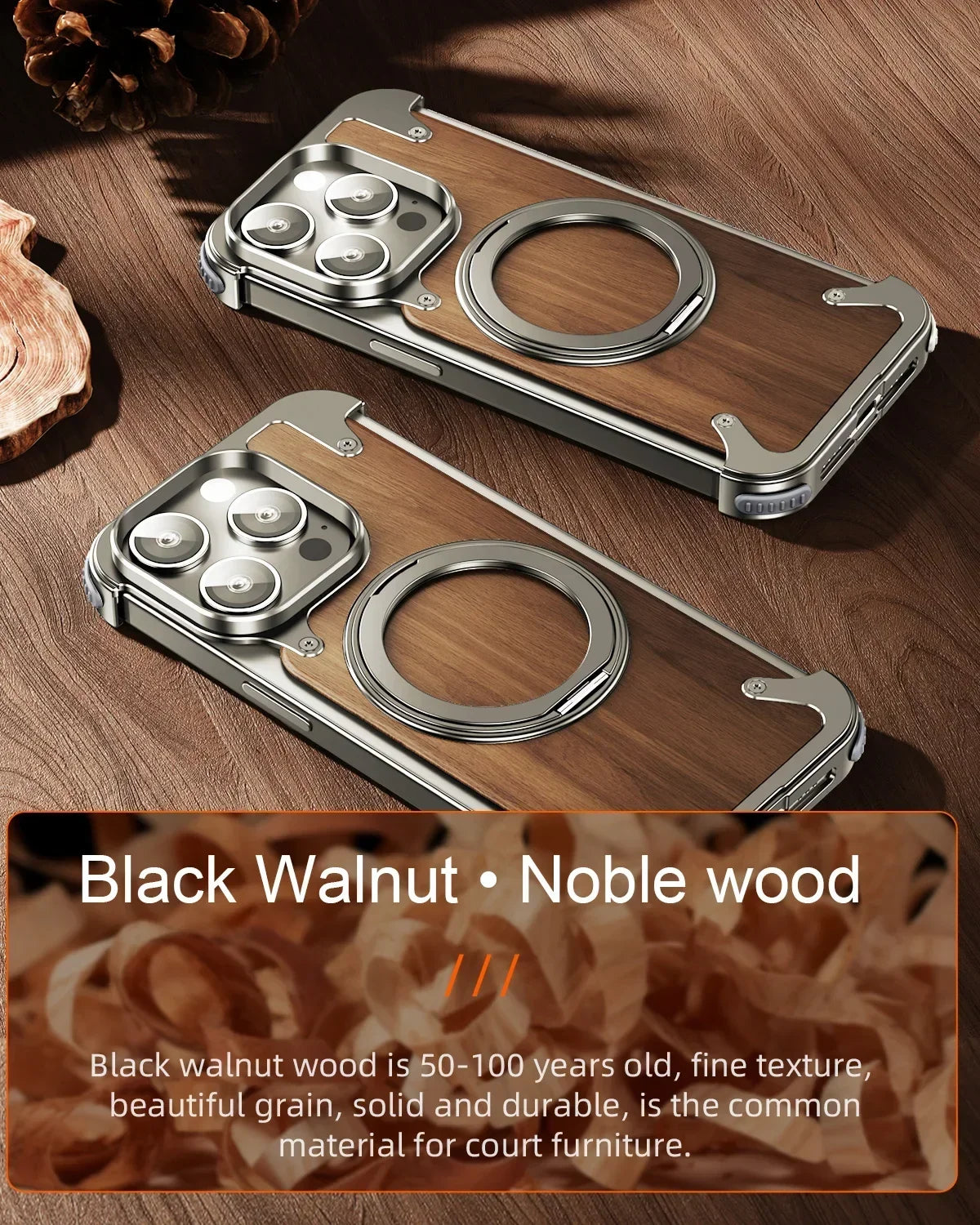 High quality Rotating Ring Stand Case for an iPhone