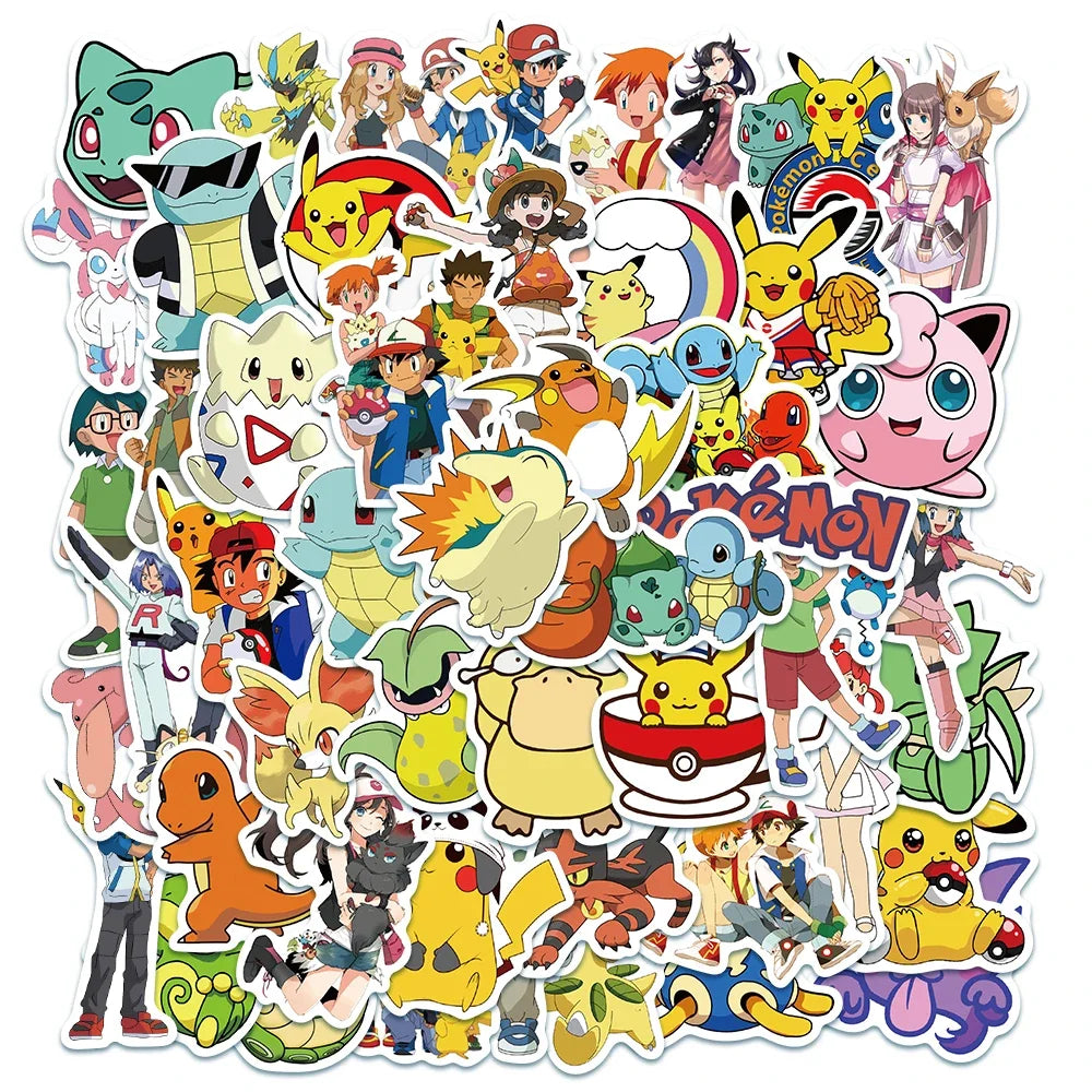 ๐โจ Mega Anime & Gaming Sticker Bundle โ 50pcs โจ๐