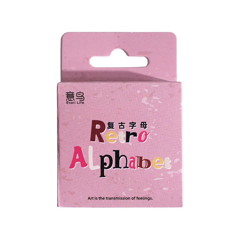 π β¨ Retro Ransom Letter Alphabet Stickers/46pcs β¨π°