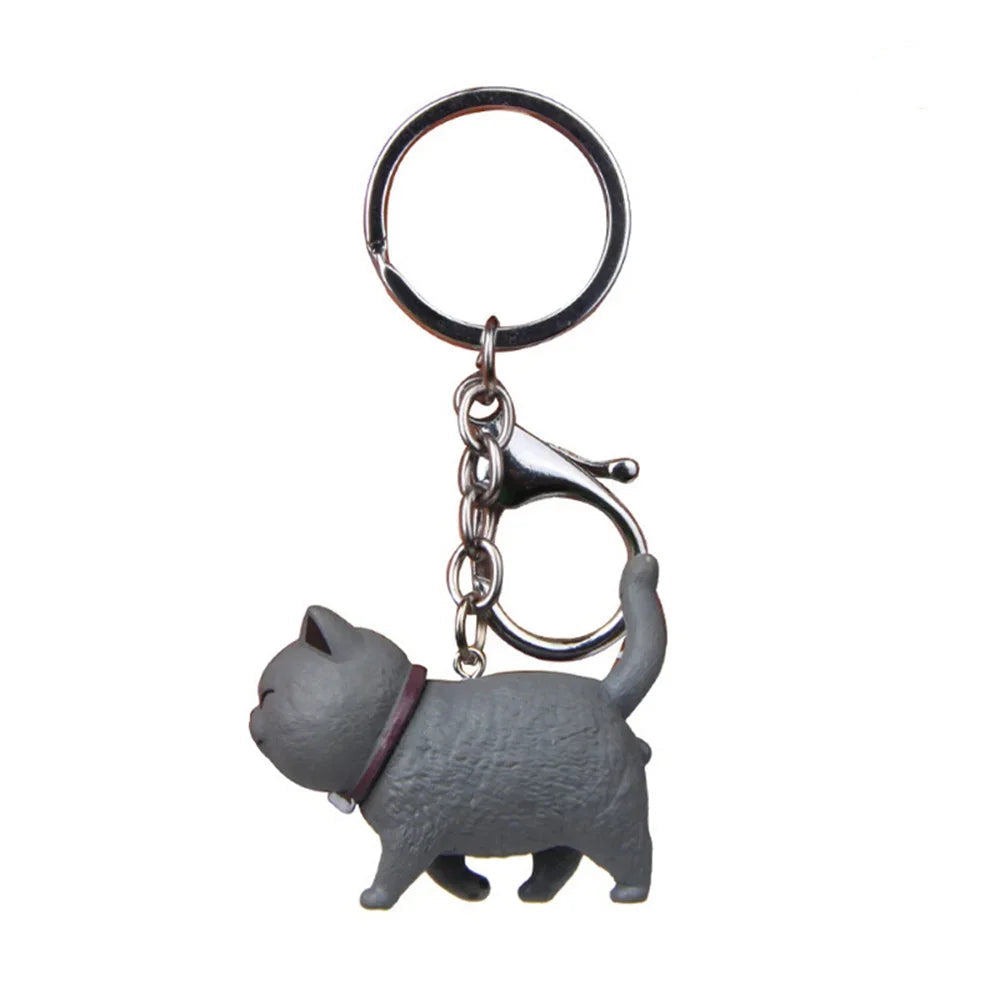 πΎ Cartoon Cat Keychain β Fun & Lovely Gift for Everyone! πΊ