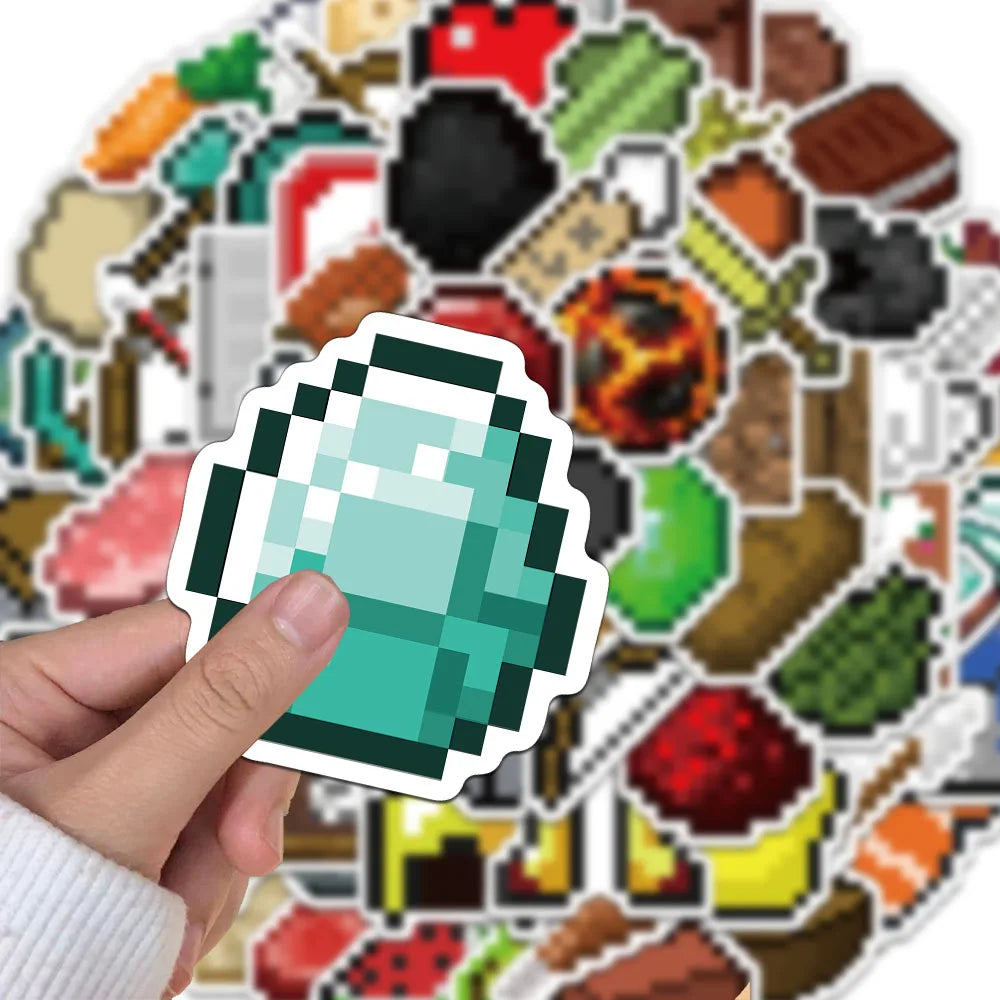 ๐ฎโจ PixelCraft Sticker Pack ๐งฉ๐ช