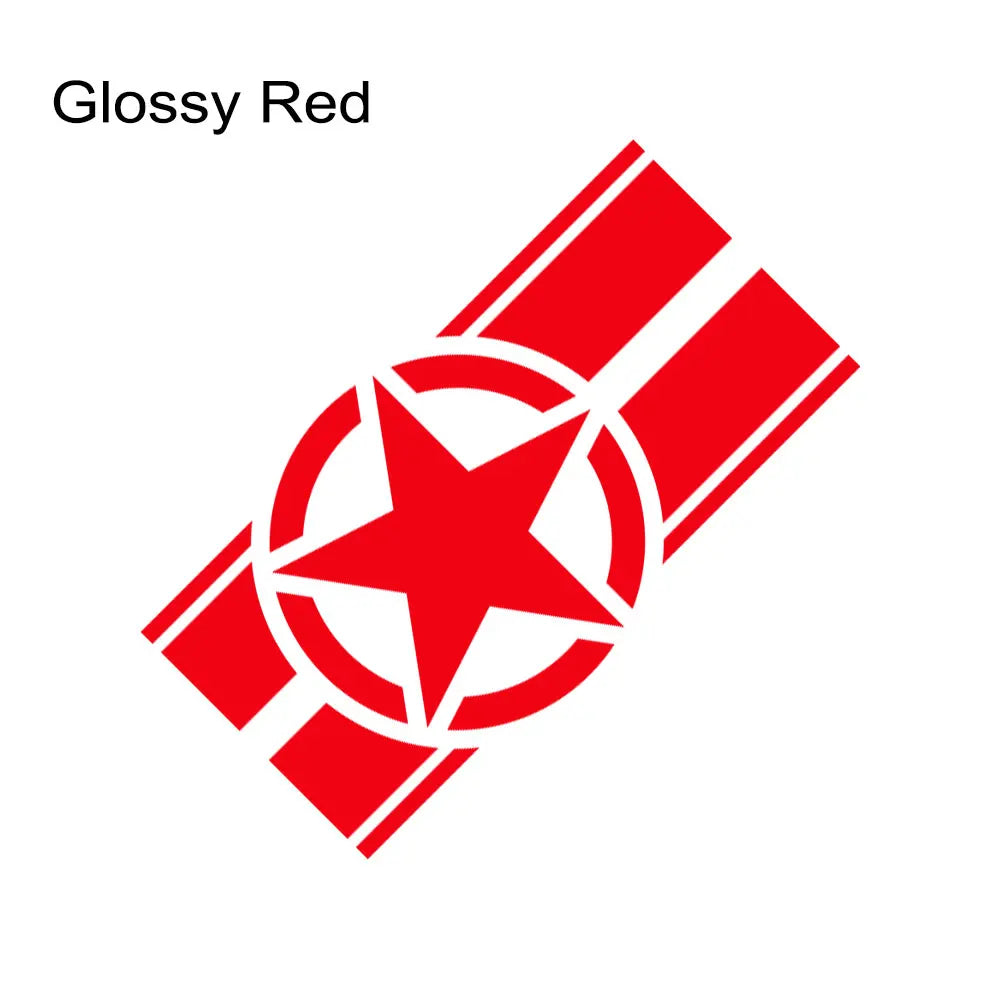 Jeep Hood Star Decal
