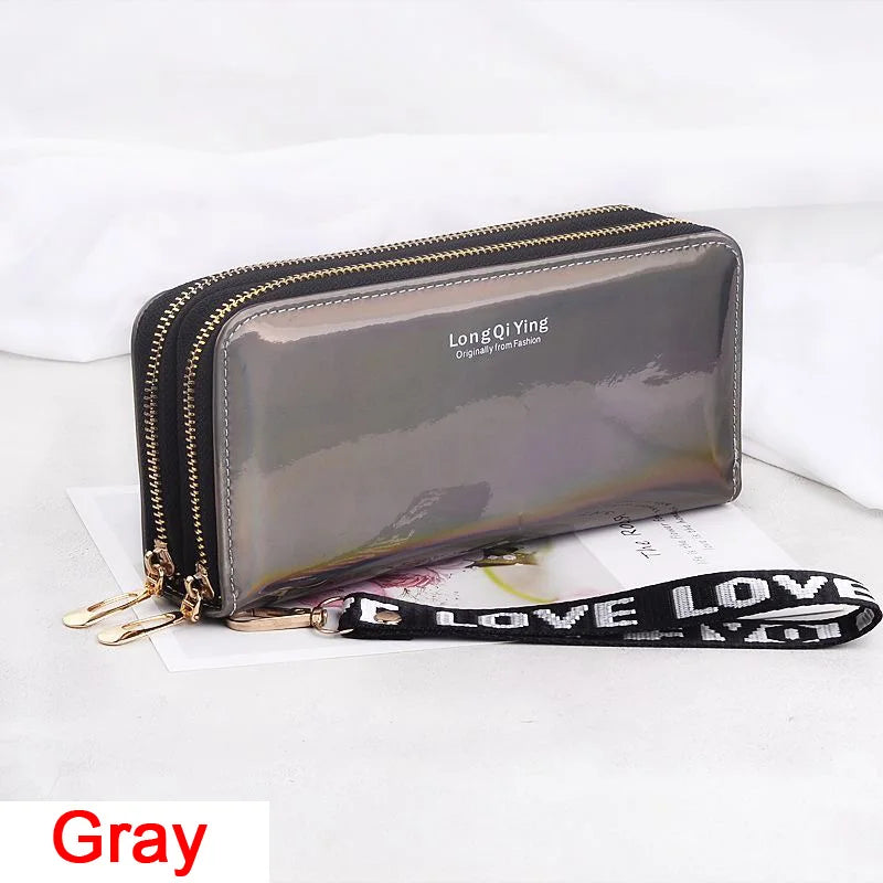 πΈ Elegant Long Zipper Clutch Wallet for Women