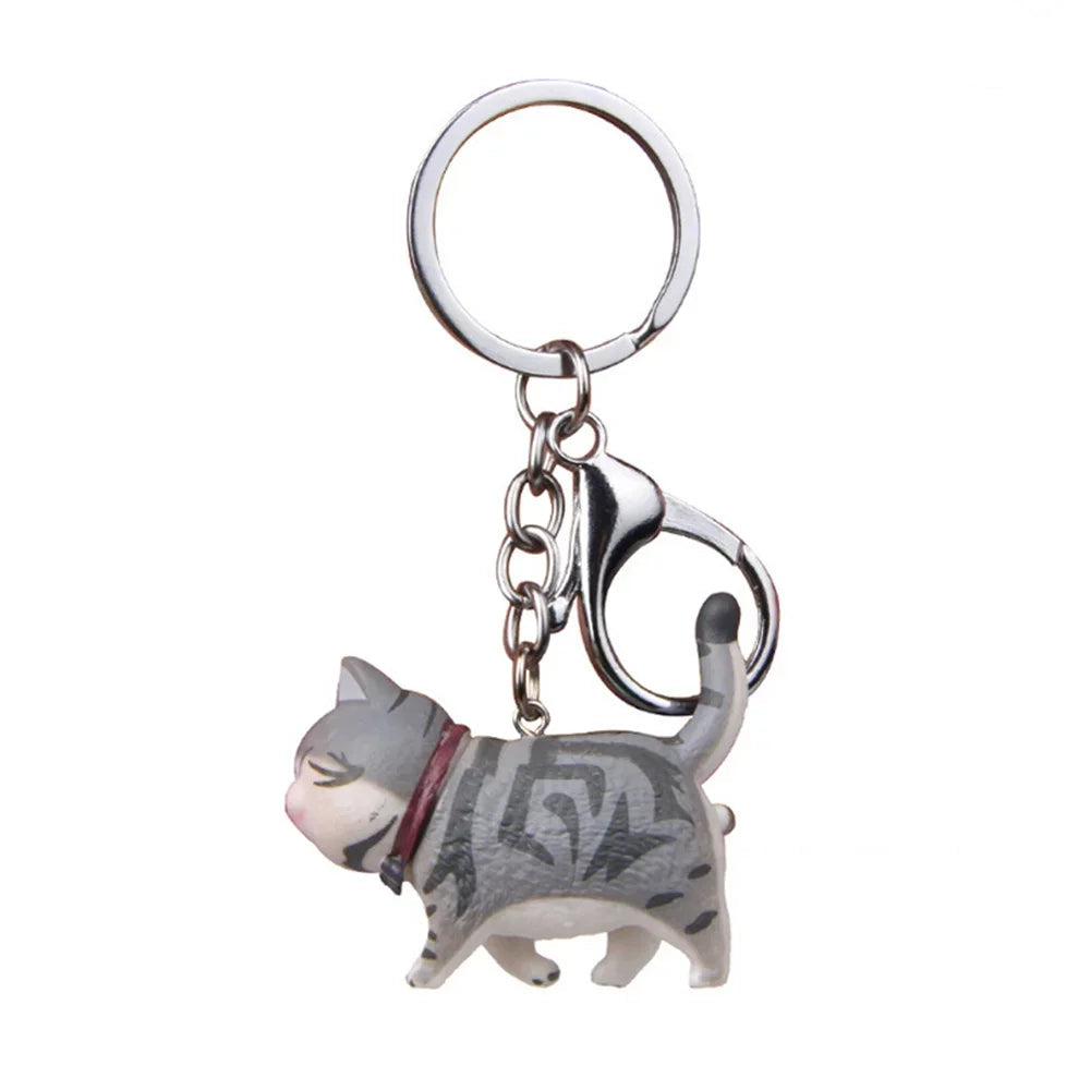 πΎ Cartoon Cat Keychain β Fun & Lovely Gift for Everyone! πΊ