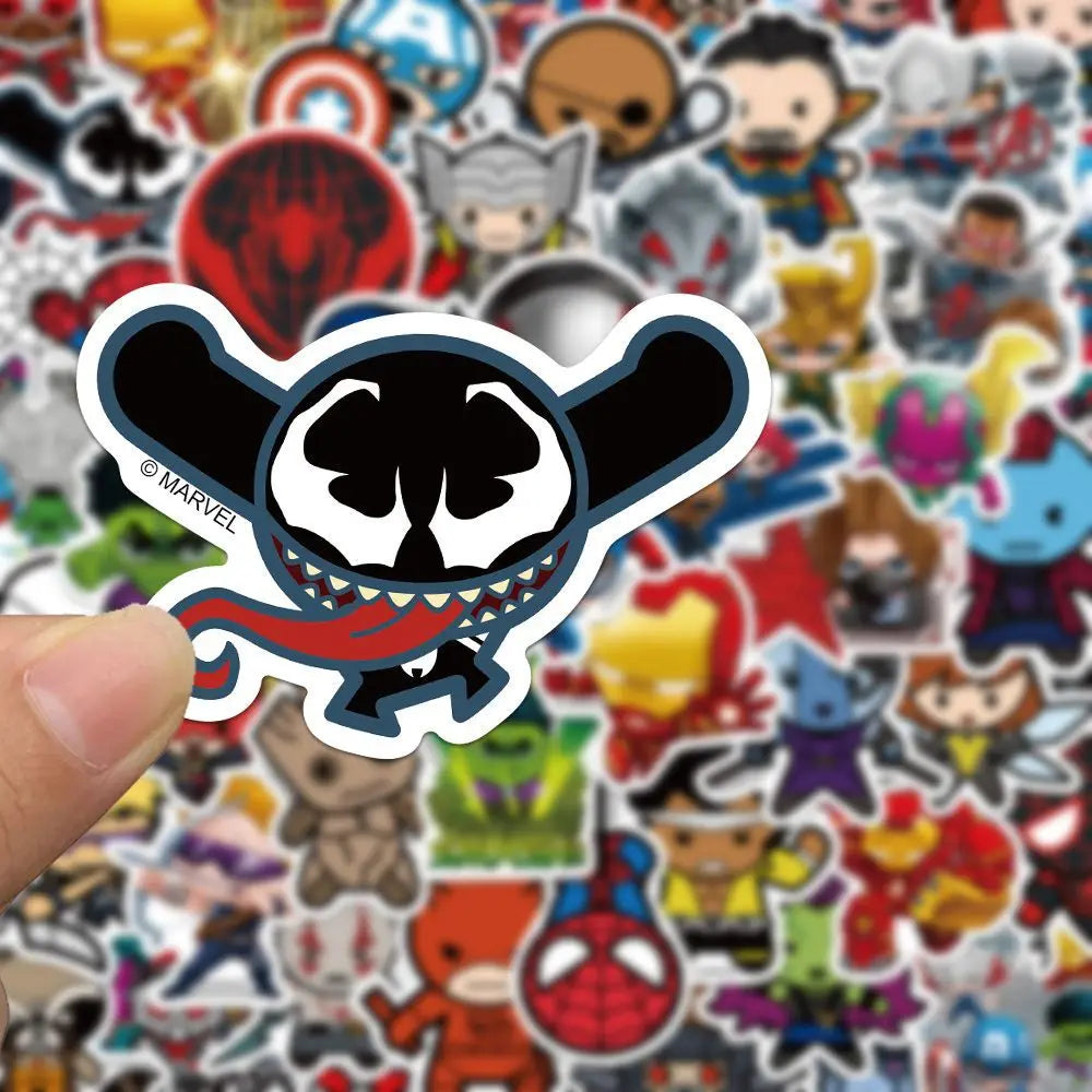 π¦ΈββοΈ Superhero Squad Sticker Pack β 50pcs of Chibi Hero Power! β‘π·