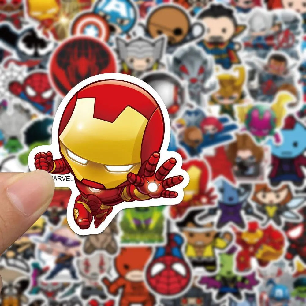 π¦ΈββοΈ Superhero Squad Sticker Pack β 50pcs of Chibi Hero Power! β‘π·