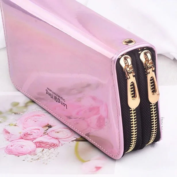 πΈ Elegant Long Zipper Clutch Wallet for Women