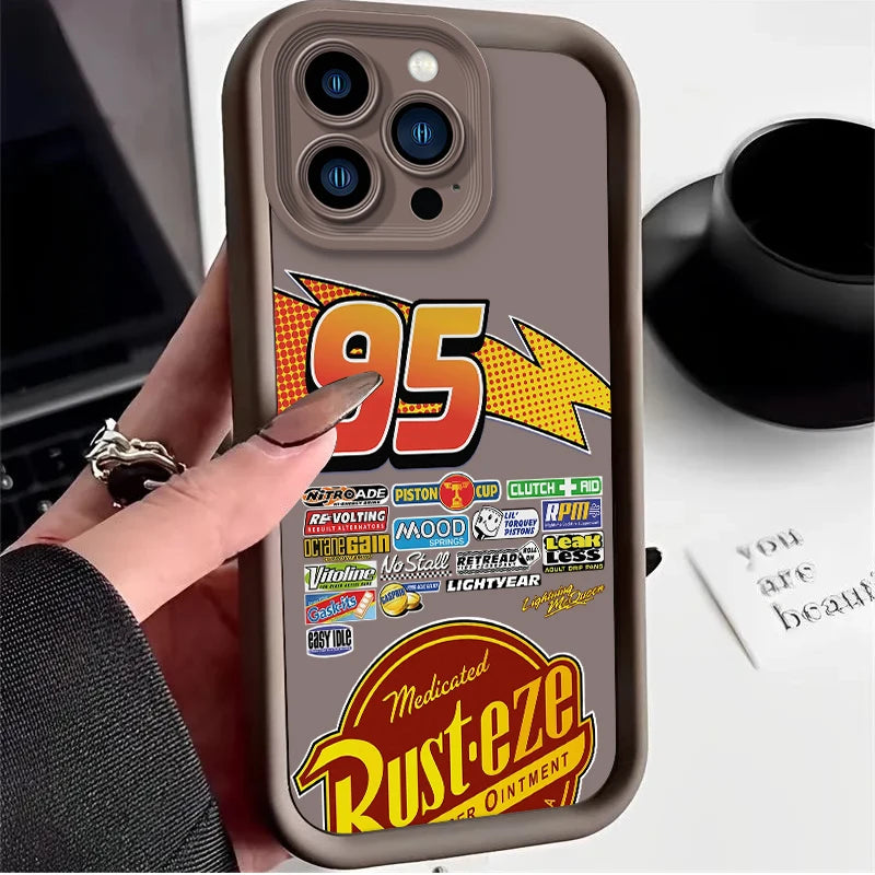 Lightning McQueen & Sally iPhone Case ā Speed Meets Style! ā”š±