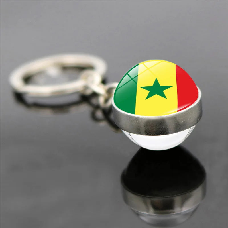 World Flag Keychain