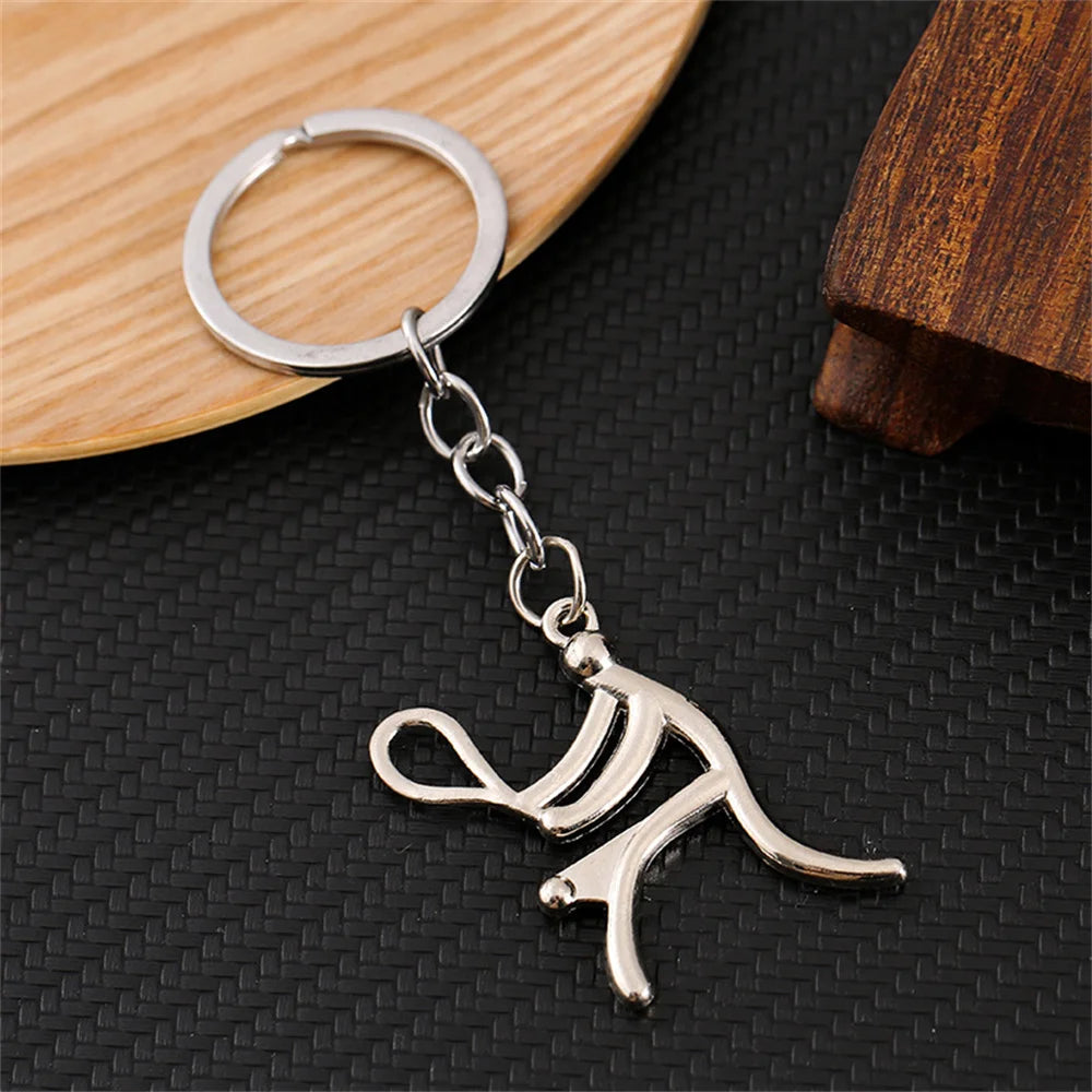 π΄ββοΈ Minimalist Bicycle Keychain β Perfect for Cyclists!