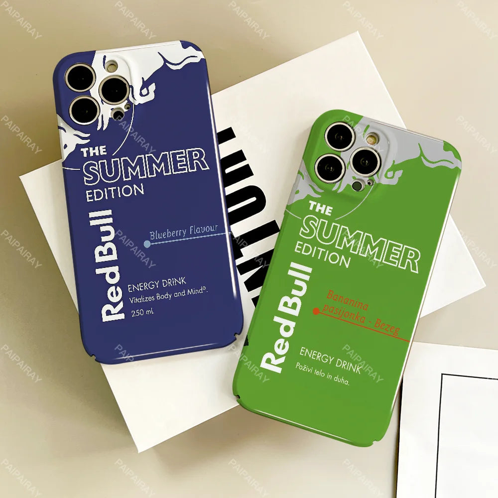 π± Red Bull Summer Edition iPhone Case β Banana & Blueberry Vibes ππ«