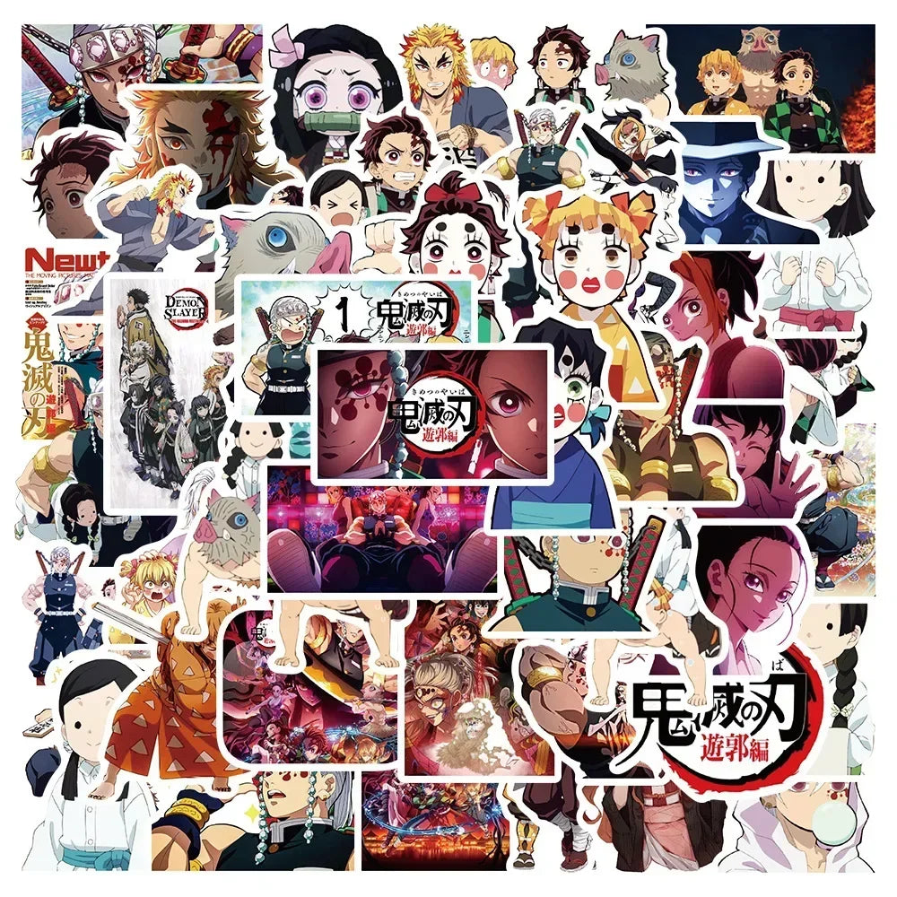 ๐โจ Mega Anime & Gaming Sticker Bundle โ 50pcs โจ๐