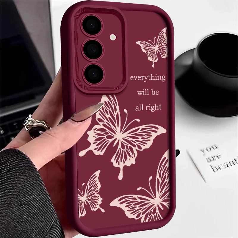π¦ Butterfly Bliss Soft Case β For Samsung Galaxy | Shockproof & Stylish