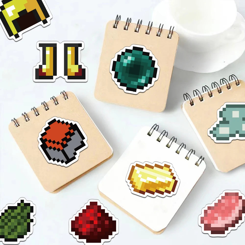 ๐ฎโจ PixelCraft Sticker Pack ๐งฉ๐ช