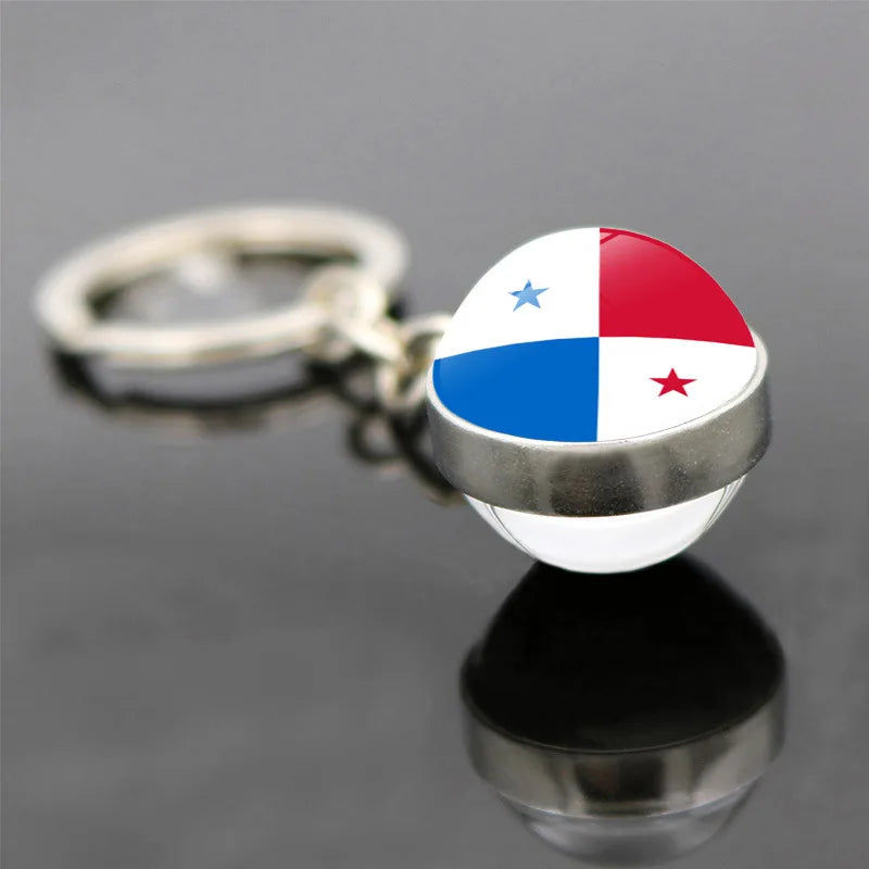 World Flag Keychain