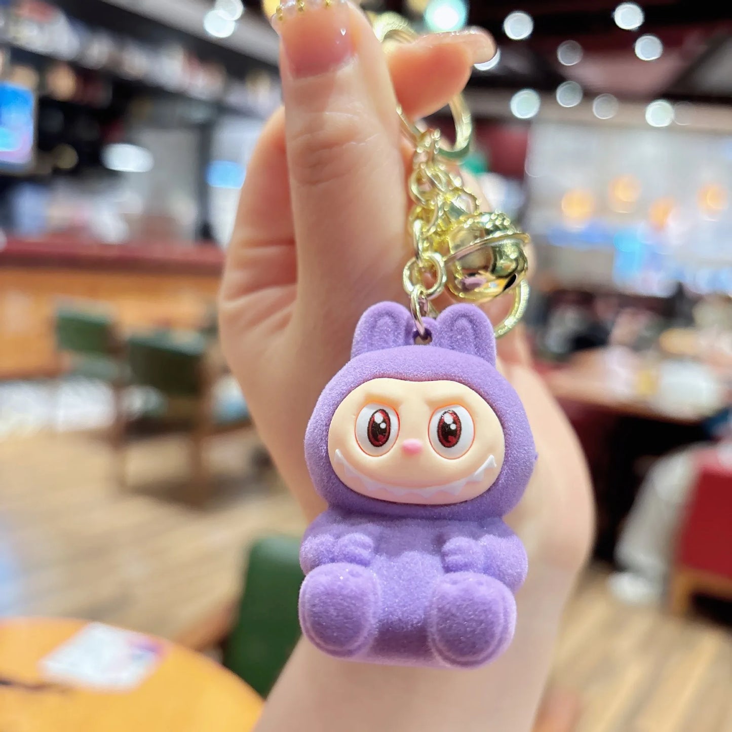 π° Cute Plush Bunny Keychain β Soft & Colorful