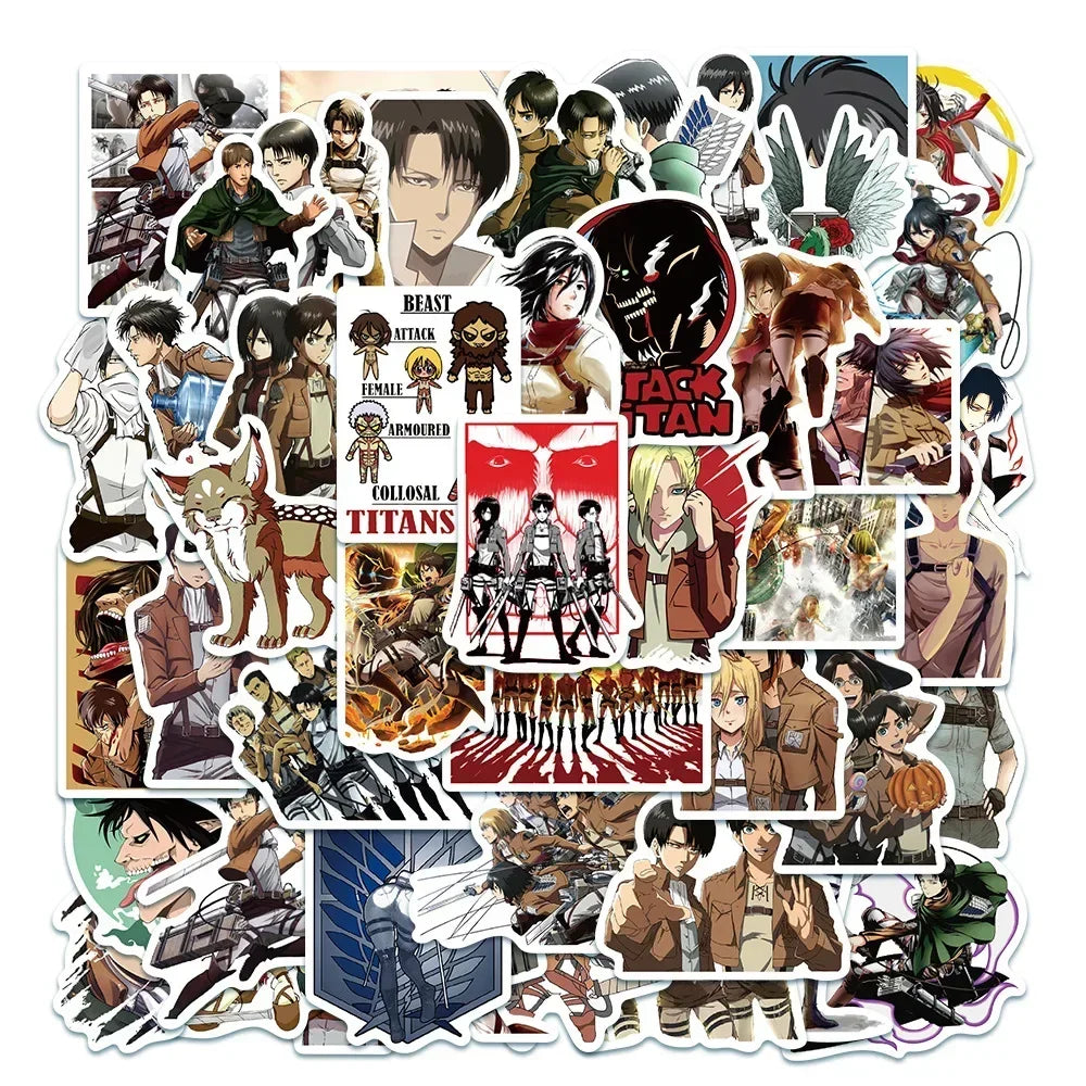 ๐โจ Mega Anime & Gaming Sticker Bundle โ 50pcs โจ๐