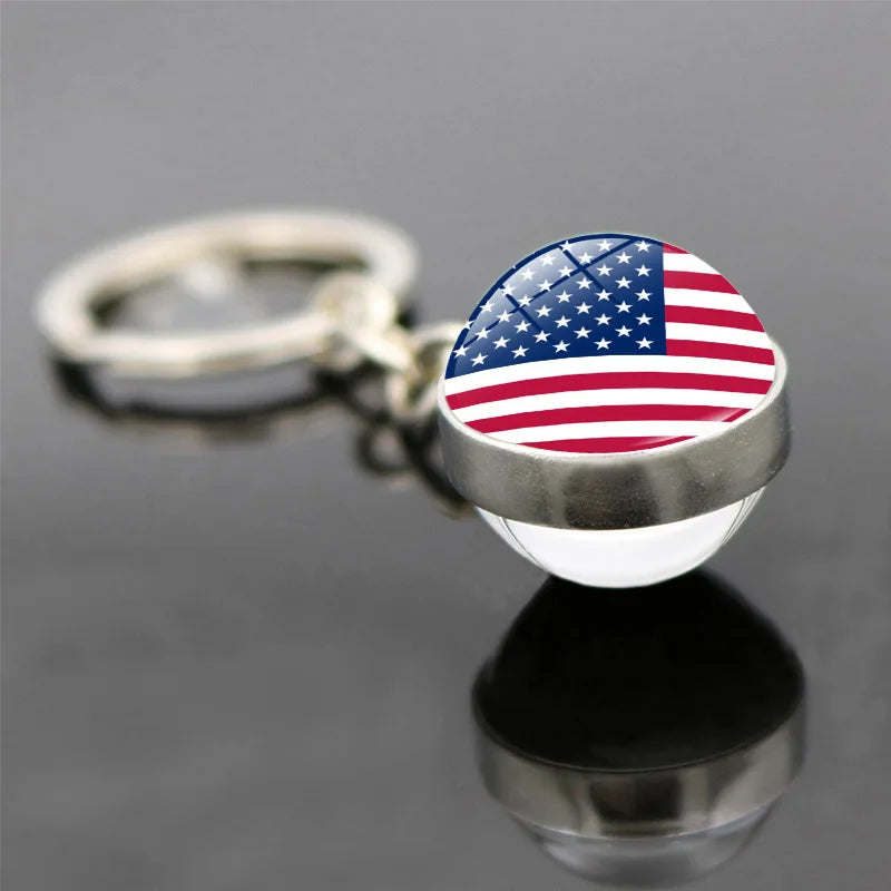 World Flag Keychain
