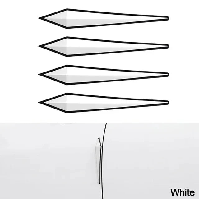 Car Side Mirror Signal Strip Stickers – 4PCS Decorative Reflective Arrows 🚗✨