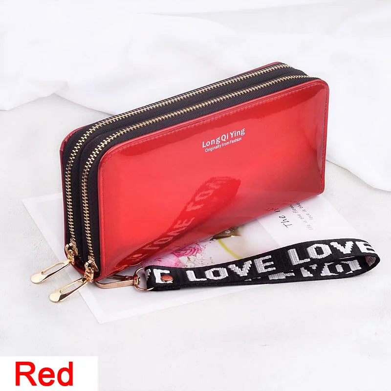πΈ Elegant Long Zipper Clutch Wallet for Women