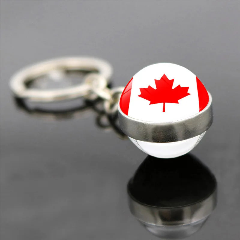 World Flag Keychain