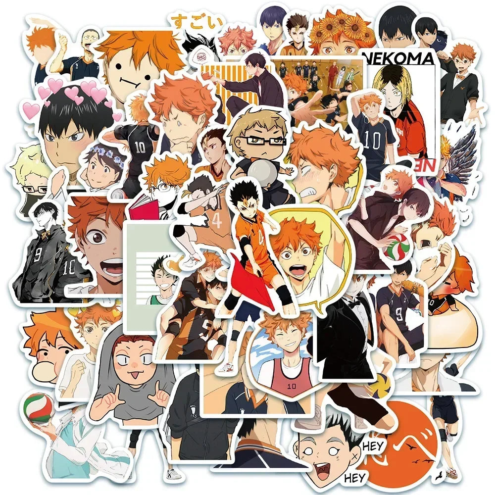 ๐โจ Mega Anime & Gaming Sticker Bundle โ 50pcs โจ๐