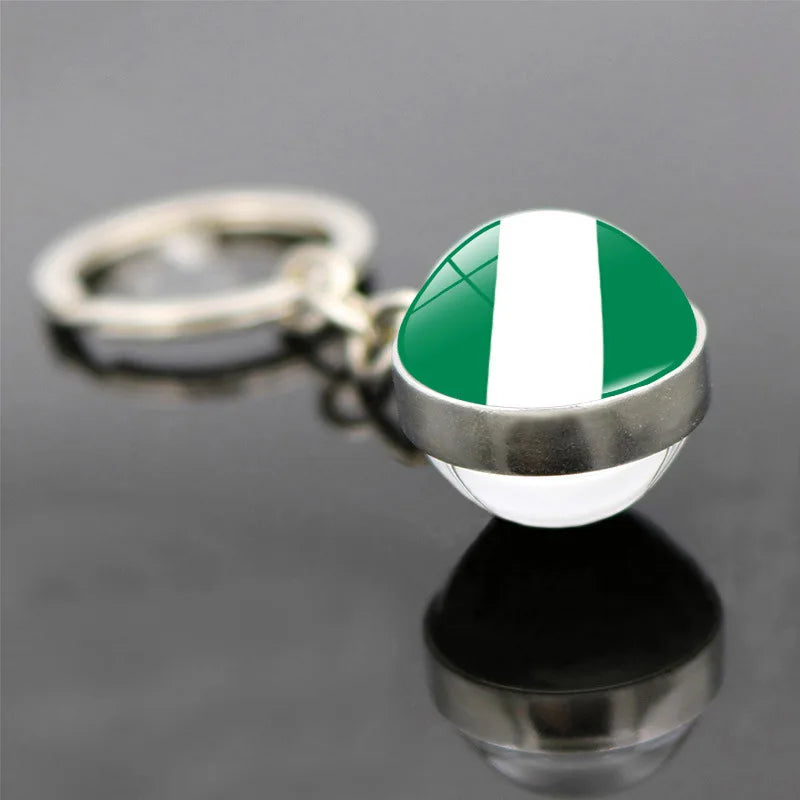 World Flag Keychain