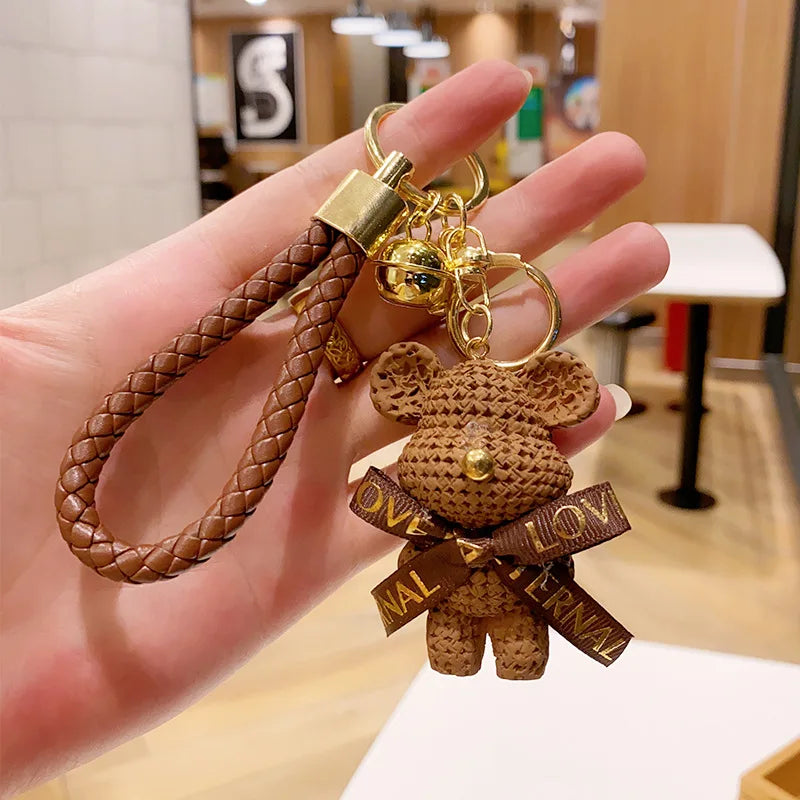 ๐งธ Cyber Bear Keychain โ Futuristic Style with Personality!