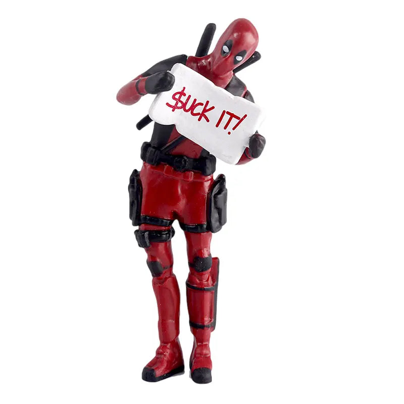 Deadpool Mini Figurine Set – Hilarious & Collectible!