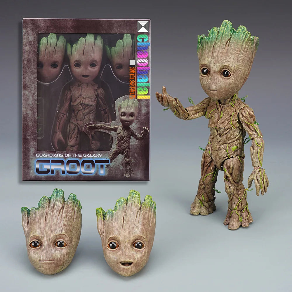🌱 Groot Action Figure – Guardians of the Galaxy Collectible 🪐💥