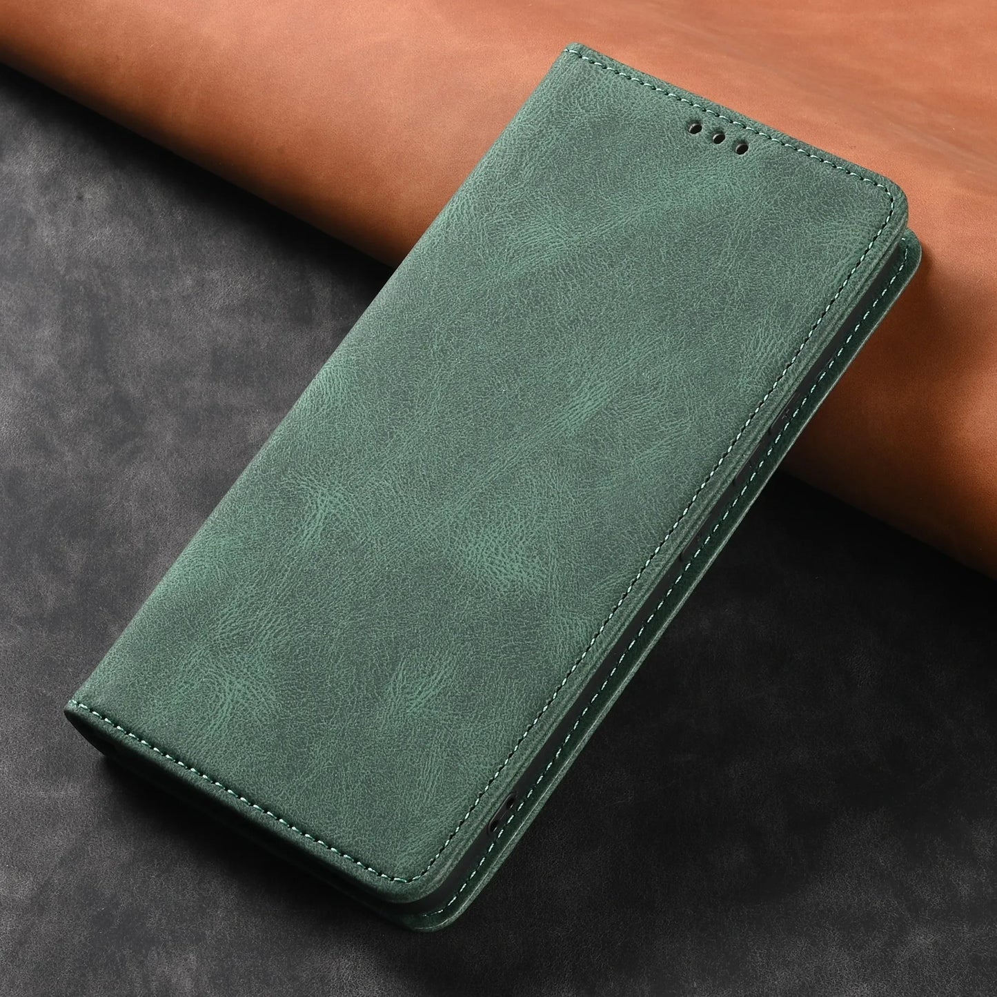 π Elegant Leather Flip Wallet Case β For Samsung Galaxy | Card Holder & Full Protection