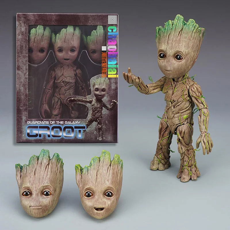🌱 Groot Action Figure – Guardians of the Galaxy Collectible 🪐💥