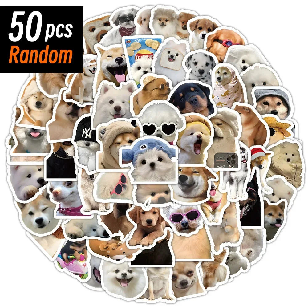 ๐พ Cute Dog Sticker Pack โ 10/50/100pcs of Pure Pup Joy! ๐ถโจ