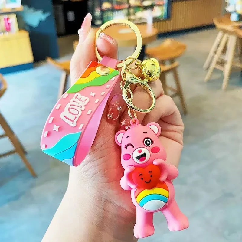 ๐ป Colorful Bear Keychain Duo โ Cute & Cheerful Accessory! ๐