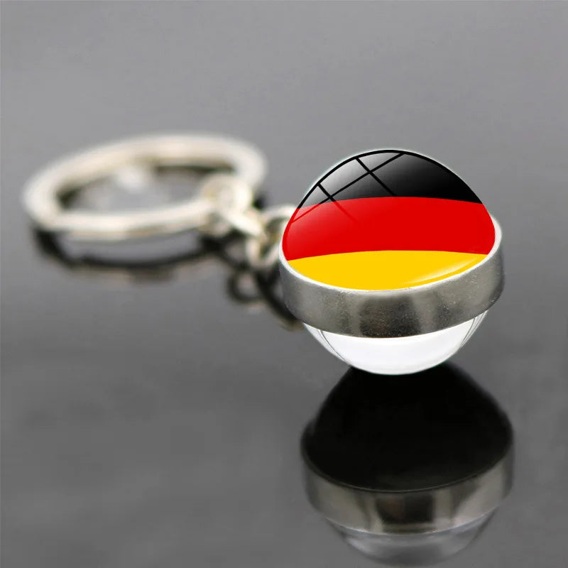 World Flag Keychain