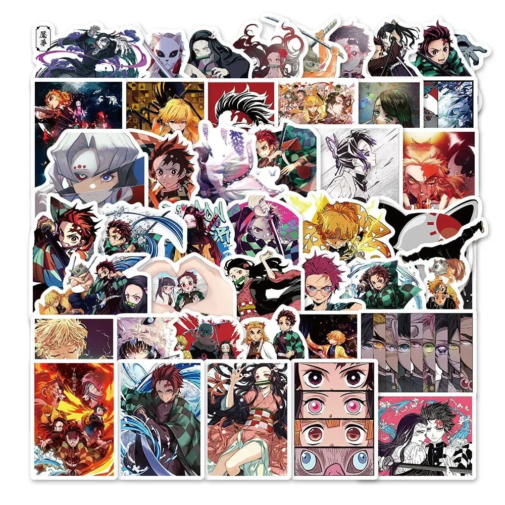 ๐โจ Mega Anime & Gaming Sticker Bundle โ 50pcs โจ๐