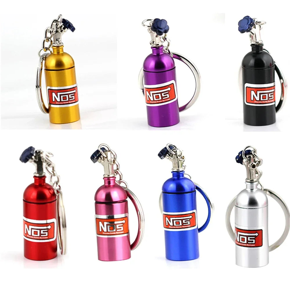 NOS Nitrogen Bottle Keychain