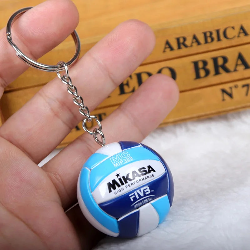 Mini Volleyball Keychain