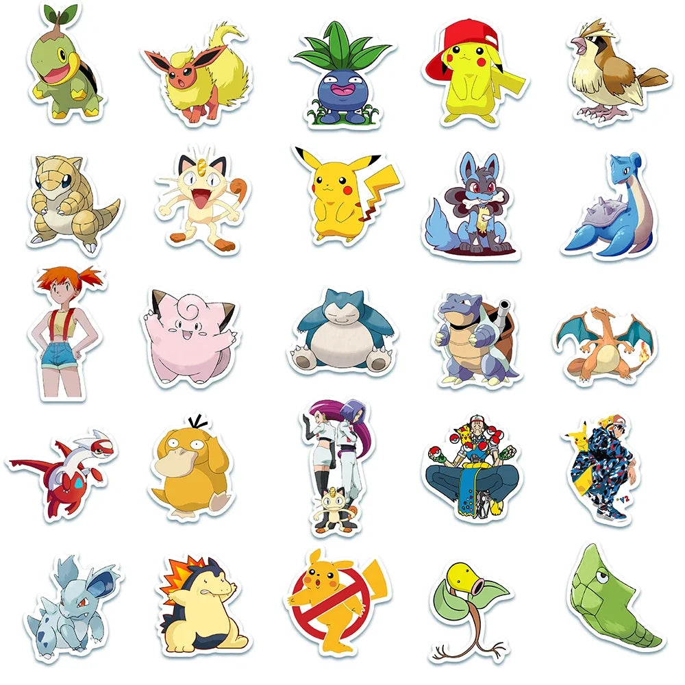๐โจ Mega Anime & Gaming Sticker Bundle โ 50pcs โจ๐