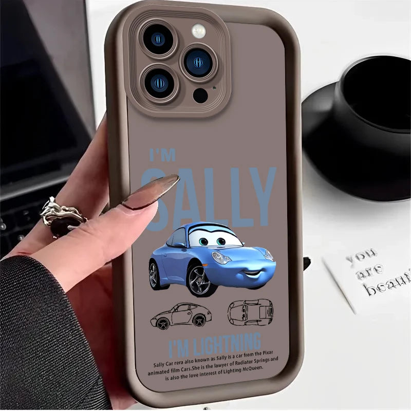 Lightning McQueen & Sally iPhone Case ā Speed Meets Style! ā”š±