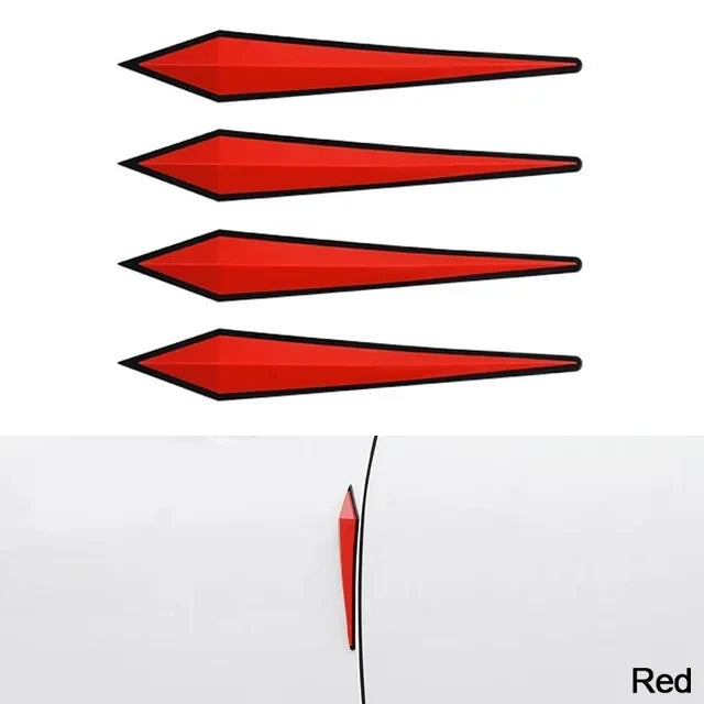 Car Side Mirror Signal Strip Stickers – 4PCS Decorative Reflective Arrows 🚗✨